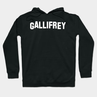 Gallifrey Hollywood Style Sign Hoodie
